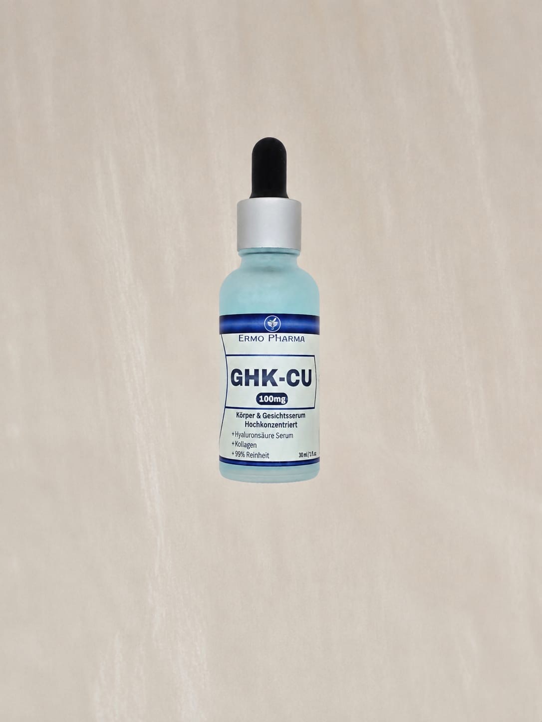 GHK-CU 100mg - 30ml Hyaluronsaeure Serum